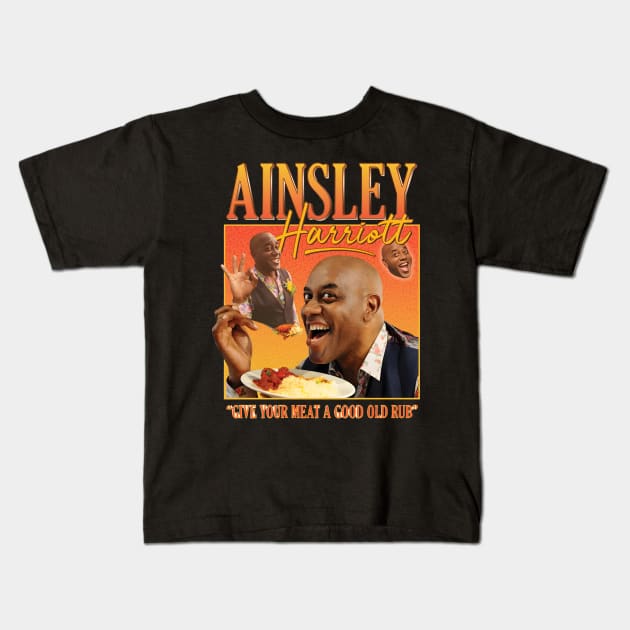 AINSLEY HARRIOTT HOMAGE Kids T-Shirt by Mythologic Snow